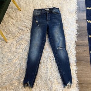 Classic Distressed Skinny Jeans